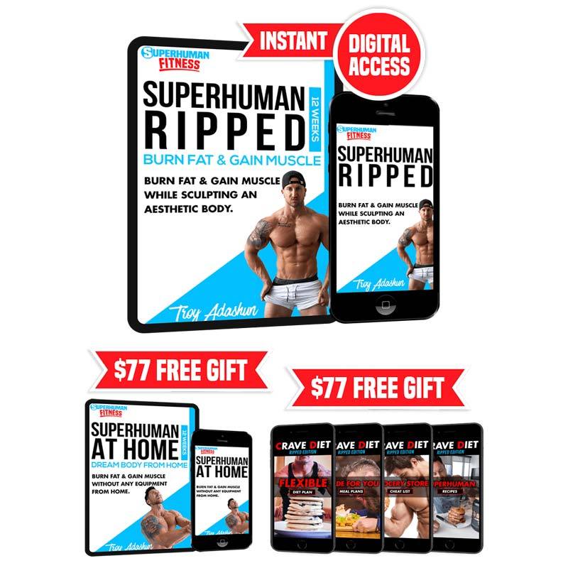 Superhuman Ripped Digital Program (Burn Fat and Gain Muscle) FG - Alpha Lion